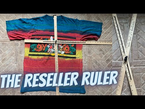 The Reseller Ruler - The BEST measuring Tool For Clothing Resellers!! Easy Listing measurements