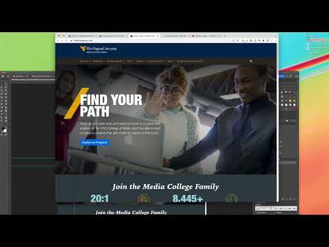 How to create a Photoshop mockup for a refreshed homepage design on an existing website