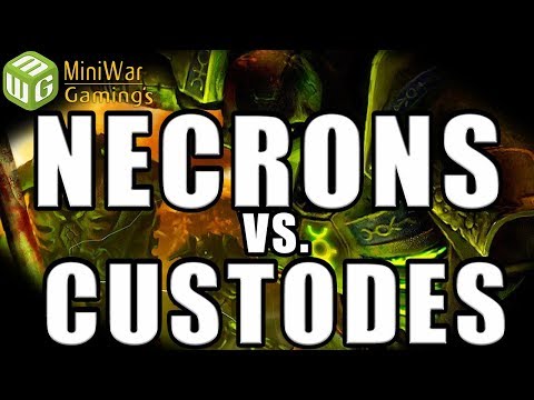 Custodes vs Necrons Warhammer 40k Battle Report - Necron Retrospective Review