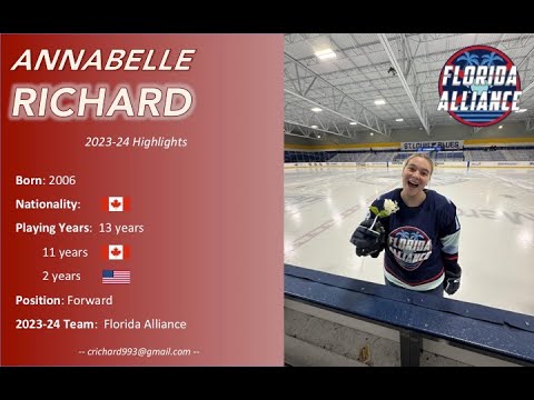 Annabelle Richard Hockey Highlights 2023-24