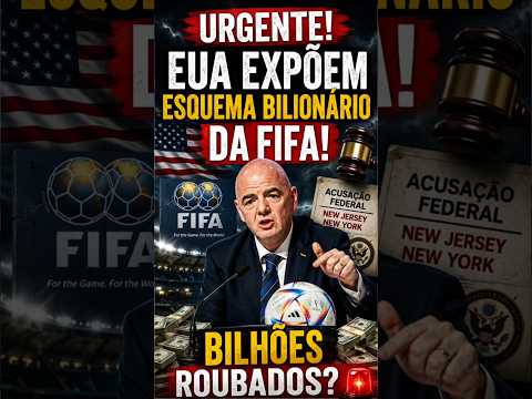METERAM A MÃO💰💵VAI DAR CADEIA🔥 FIFA NA MIRA DOS ESTADOS UNIDOS #futebol #fifa