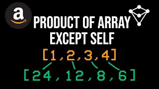 YouTube video 'Product Of Array Except Self - LeetCode 238 - JavaScript'