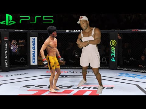UFC4  Bruce Lee vs Mike Tyson EA Sports UFC 4