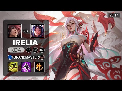 Irelia vs Sett Top - EUW Grandmaster - Patch 25.17 Season 15