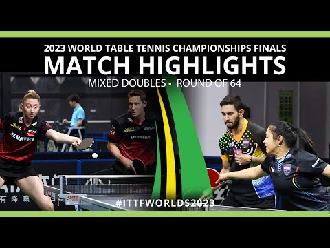 Afanador/Diaz vs Gardos/Polcanova | XD R64 | 2023 ITTF World Table Tennis Championships Finals