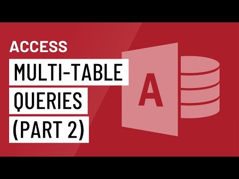 Access Multi Table Queries Part 2