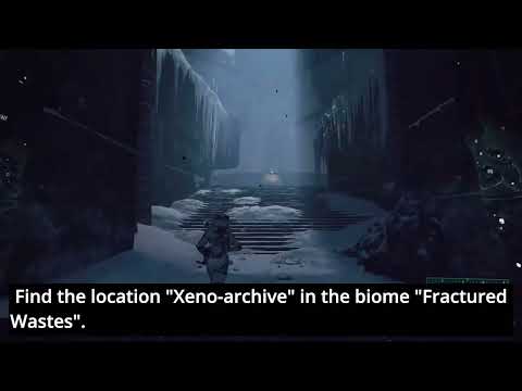 Xeno-archive AST-AX-FW4 Tableau 4 Fractured Wastes Biome 5. Returnal.