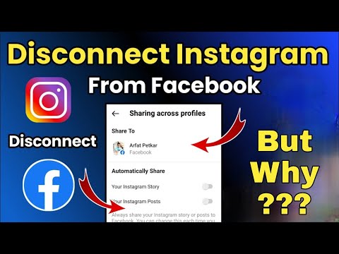 How To Disconnect Your Facebook Account From Instagram | How To Unlink Facebook From Instagram