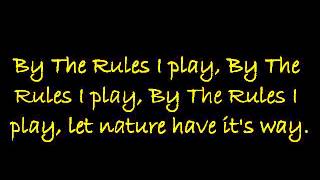 Adam Lambert &quot;By The Rules&quot; Lyrics