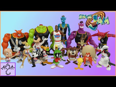 1996 Space Jam Action Figures: Tune Squad & Monstars Review