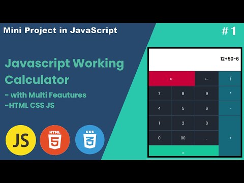 Simple Working Calculator with Vanilla Javascript - Day 1