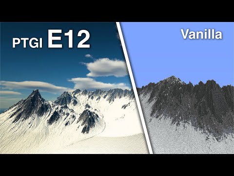 SEUS PTGI E12 vs Vanilla Minecraft [4K/60FPS]