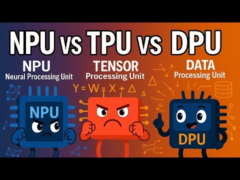 NPU VS TPU VS DPU: THE NEW AGE PROCESSOR BATTLE!