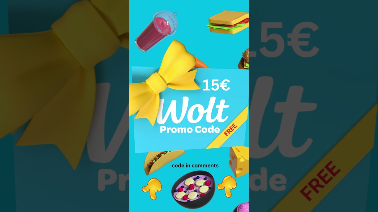 Wolt Promo Code (2026) Food Delivery WRK9HWN