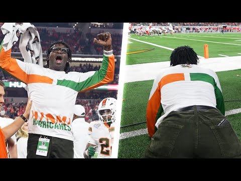 Michael Irvin Mic'd Up for Miami Win vs Ohio State | Cotton Bowl