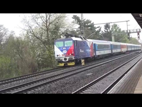 ČD 371 201-5 (České dráhy) EC 179 nach Praha hl.n. / BR 101 124-6 Leerzug - Dresden-Strehlen