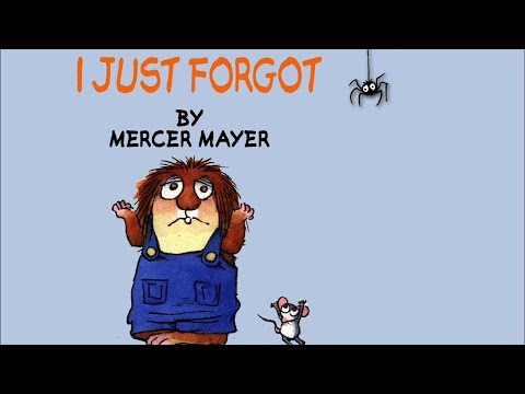 I Just Forgot by Mercer Mayer - Little Critter - Read Aloud Books for Children - Storytime