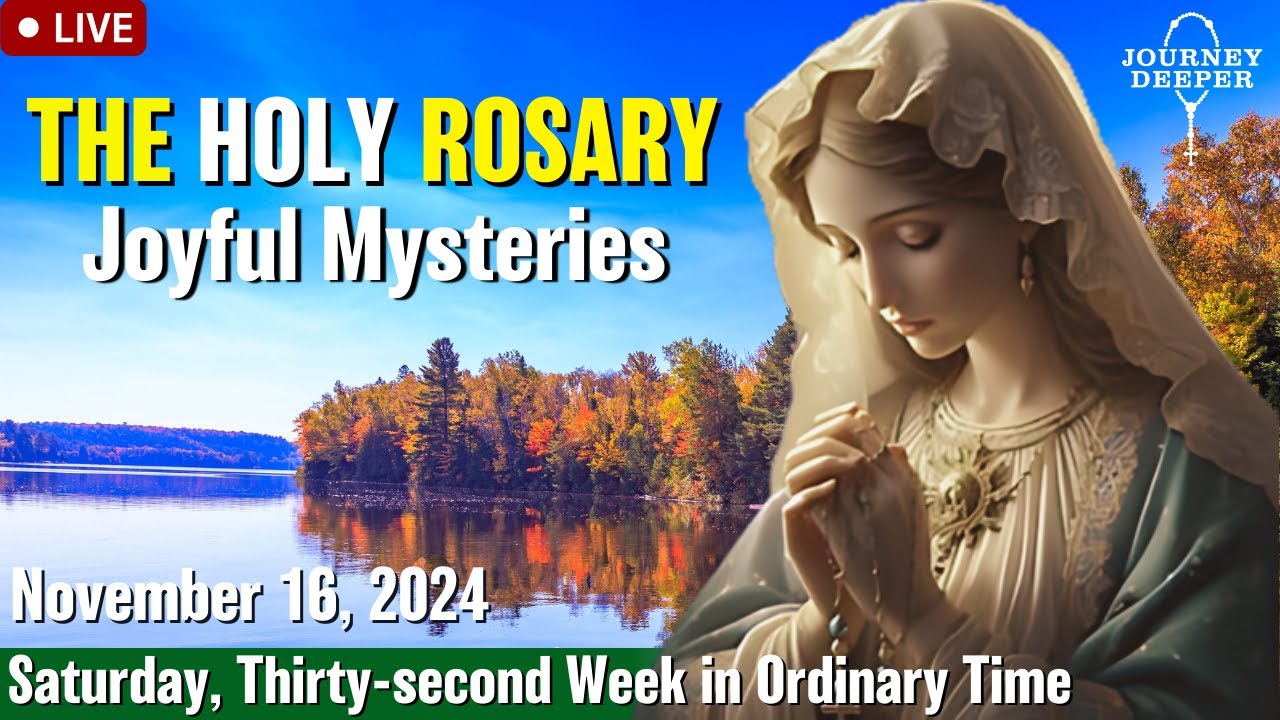 🔴 Rosary Saturday Joyful Mysteries of the Rosary November 16, 2024 Praying together