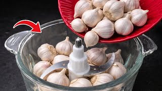 When Garlic Is Cheap, I Do This Right Away — The Garlic Stays Fresh All Year Without Going Bad.