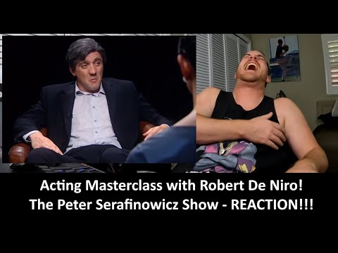 American Reacts to ACTING MASTERCLASS with ROBERT DE NIRO The Peter Serafinowicz Show REACTION