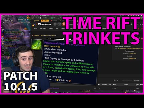 New 10.1.5 Trinkets from Time Rifts
