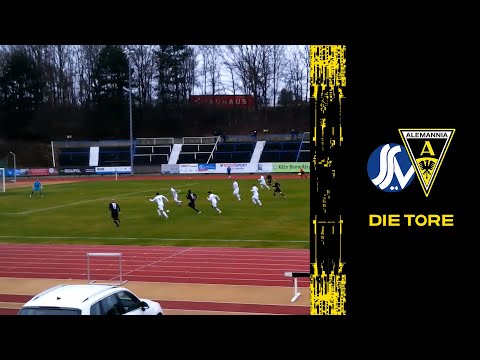 The goals from the friendly match Siegburger SV - Alemannia Aachen
