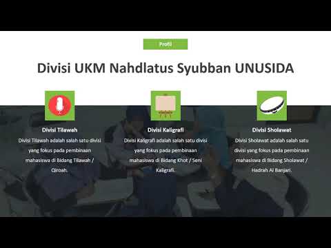 PROFIL UKM NAHDLATUS SYUBBAN UNUSIDA 2020
