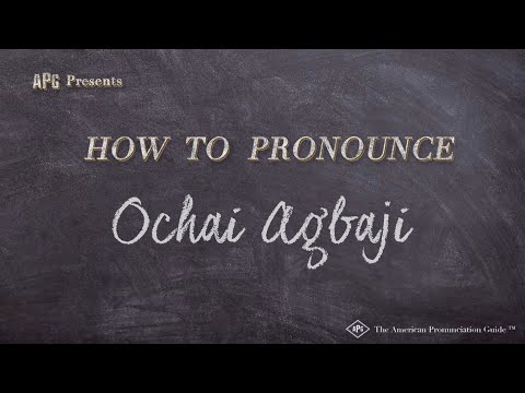 How to Pronounce Ochai Agbaji (Real Life Examples!)