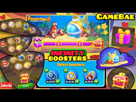 Shipwrecked Fixed! Fishdom Infinity Boosters! | Hermann’s Bathyscaphe | Tips & Tricks | Gameplay #28