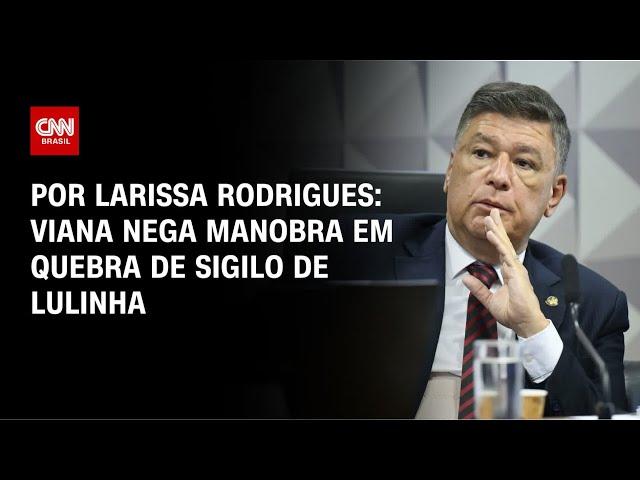CPMI do INSS: Carlos Viana nega manobra em quebra de sigilo de Lulinha | CNN 360º