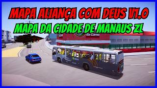 ????Gameplay Proton Bus Simulator | Mapa Manaus ZL Aliança com Deus V1.0 | Linha 69 | Mods PBSU