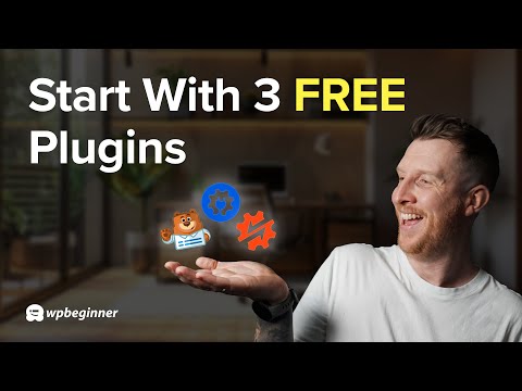The 3 FREE WordPress Plugins You Need to Get Started! (Easy to Use!)