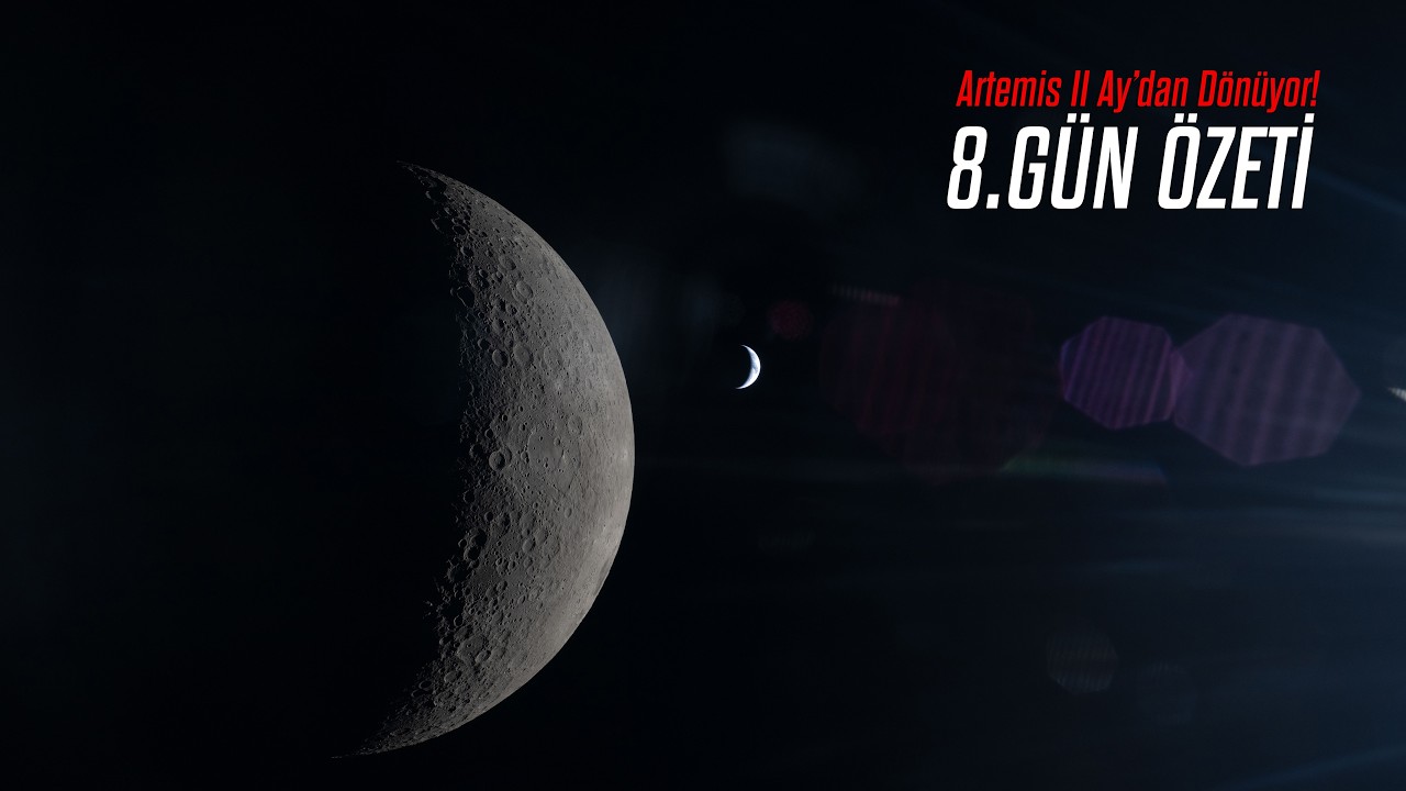 Artemis II - 8. Gün Özeti (Türkçe Altyazılı) Eve Dönüş Hazırlıkları