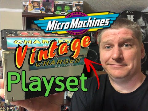 1989 Micro Machine Super Charged Battery Playset! Vintage Micro Machines Unboxing!
