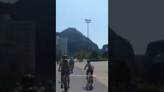 North Vietnam Cycling Tour Cat Ba Island #shorts