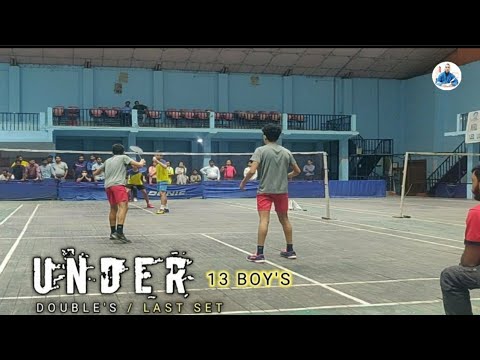 Under 13 Boy's Double's  / Final 2nd Set  - 1st All Assam Ranking Badminton Tournament