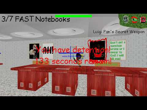 ULTRA GOTTA SPEED FAAST baldi's basics MOD: youtube basics super duper ultra fast edition