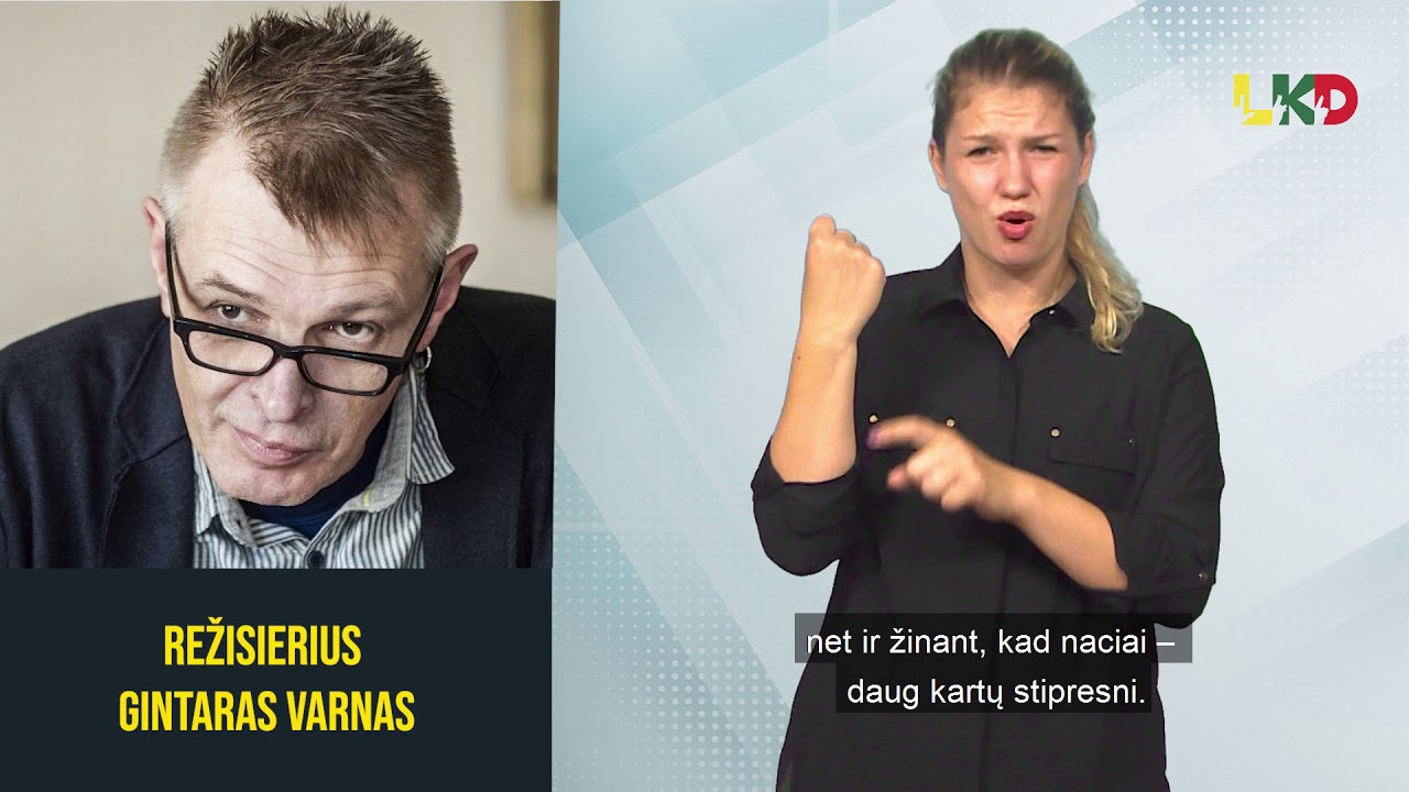 Kvietimas kurtiesiems į spektaklį gestų kalba Kaune