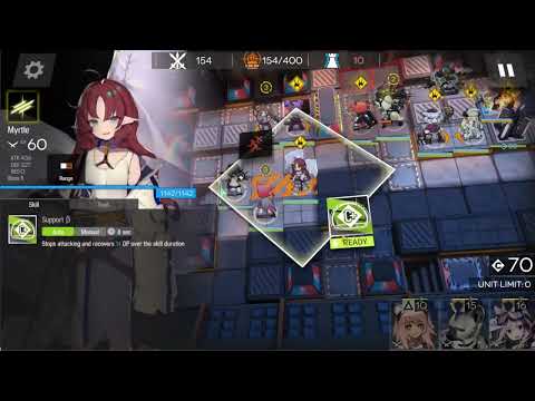 Arknights - Annihilation 13 (Night Champion Show) - Easy Clear Guide with Thorns Strategy