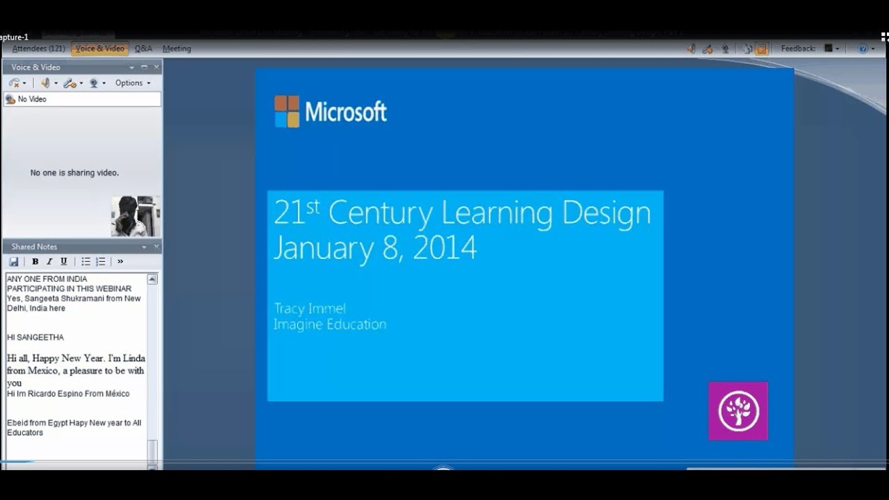21 CENTURY LEARNING DESIGN) PART 2 - SESSION 1- SCREENCAST