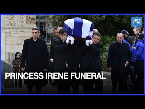 Funeral Held in Athens for Princess Irene, Sister of Spain’s Former Queen Sofia | Dawn News English