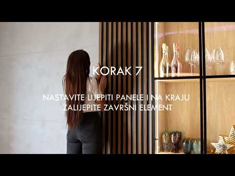 Instrukcije za montažu Lamelio zidnih obloga