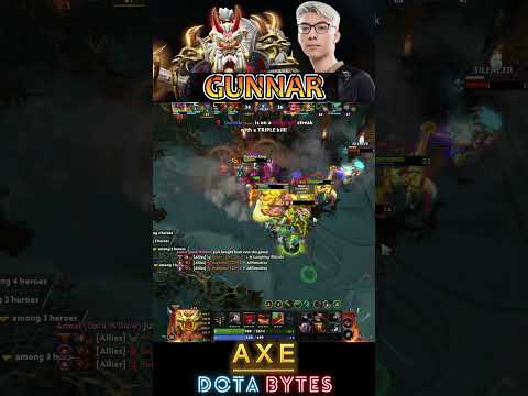 Rampage Alert 😎: Axe rampage by Gunnar of Nouns Esports 🔥 4-man Berserker's Call! #dota2