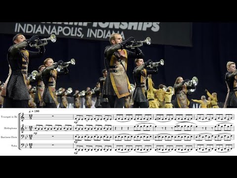 Carolina Crown 2023 - The Round Table: Echoes of Camelot - Brass Feature