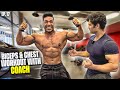 INTENSE BICEPS & CHEST WORKOUT WITH COACH | ROAD TO SHERU CLASSIC | EP.17