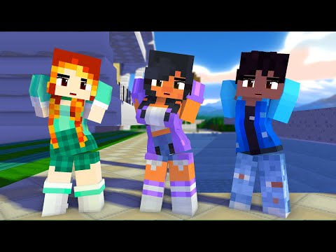 KIM, APHMAU, PIERCE | SUPER IDOL CAPTURED LOVE MEME COUPLE DANCE - MINECRAFT ANIMATION #shorts
