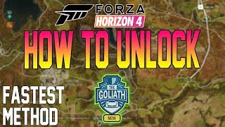 Forza Horizon 4 - How To Unlock GOLIATH RACE! - Fastest Method