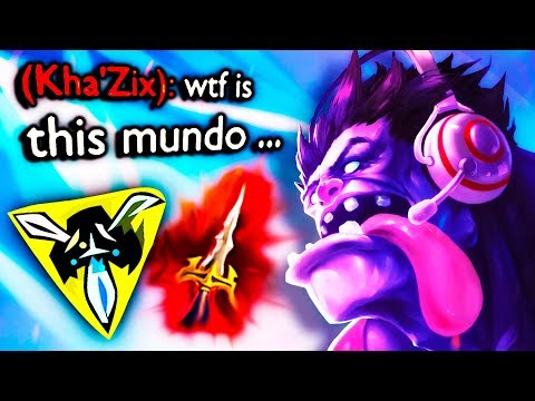 Triforce/Sanguine blade Mundo top is unkillable and DEADLY