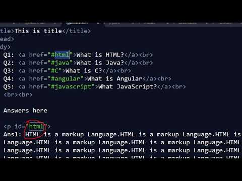 3 HTML Hyper Link Acesoftech Academy