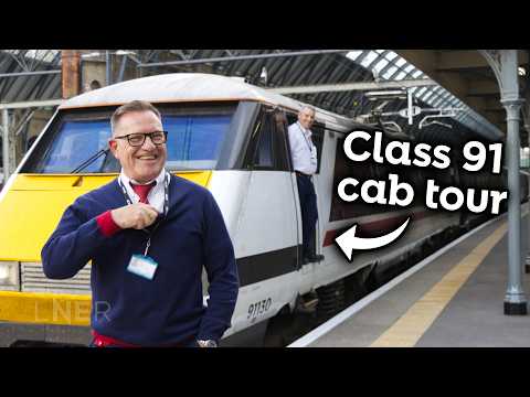 Train driver's tour of a Class 91 locomotive | InterCity 225